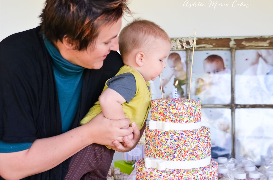 sprinkles birthday cake ashlee marie cakes