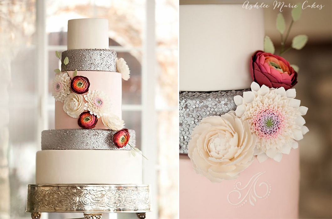 salt lake city cake decorator ashlee marie edible sequins gumpates flowers